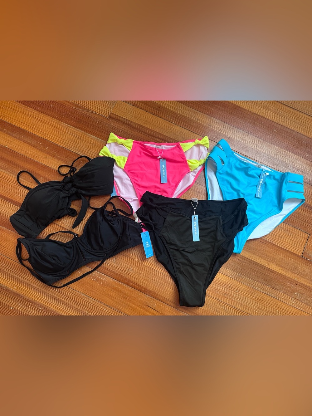 NWT Bikini Tops and Bottoms Mix & Match